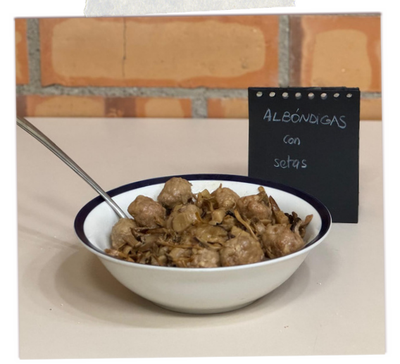 Albóndigas con setas
